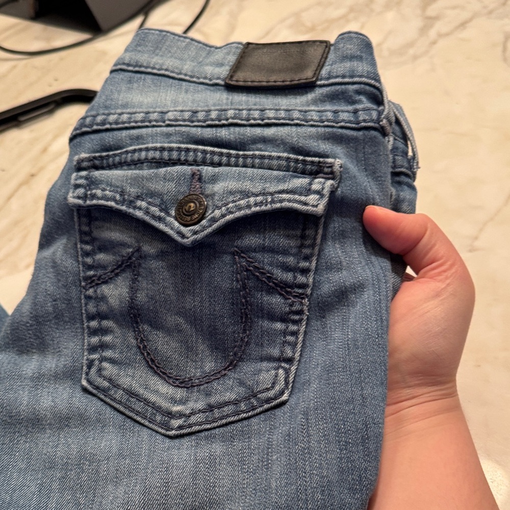 True Religion Victoria Skinny Cigarette Denim Jeans